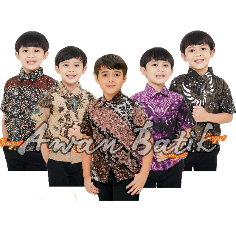 TERBARU BATIK ANAK COWOK M L XL XXL//KEMEJA BATIK ANAK COWOK//BAJU BATIK ANAK COWOK//BATIK ANAK LAKI LAKI