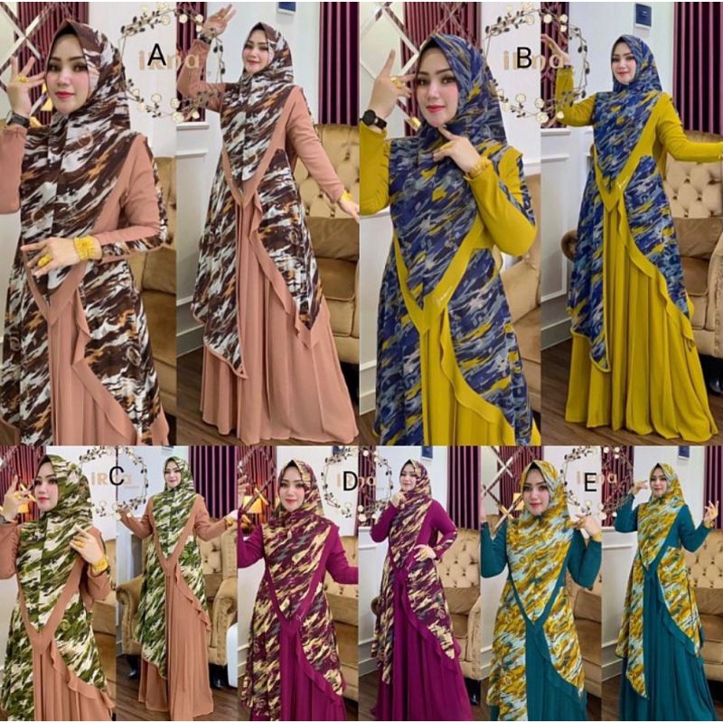 Set Syari Mulan 01 by Irna