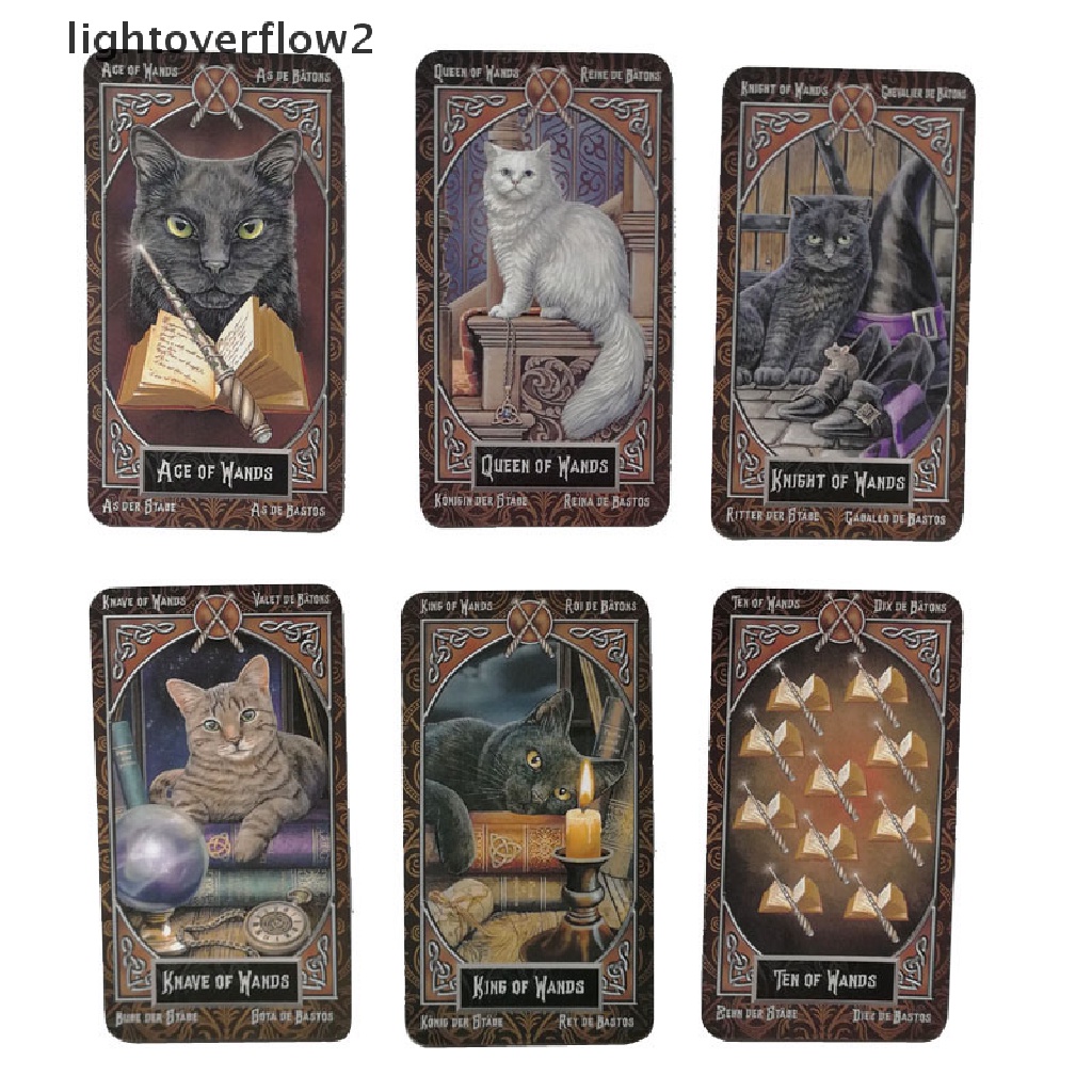 (lightoverflow2) Kartu TAROT Desain LISA PARKER FAMILIARS