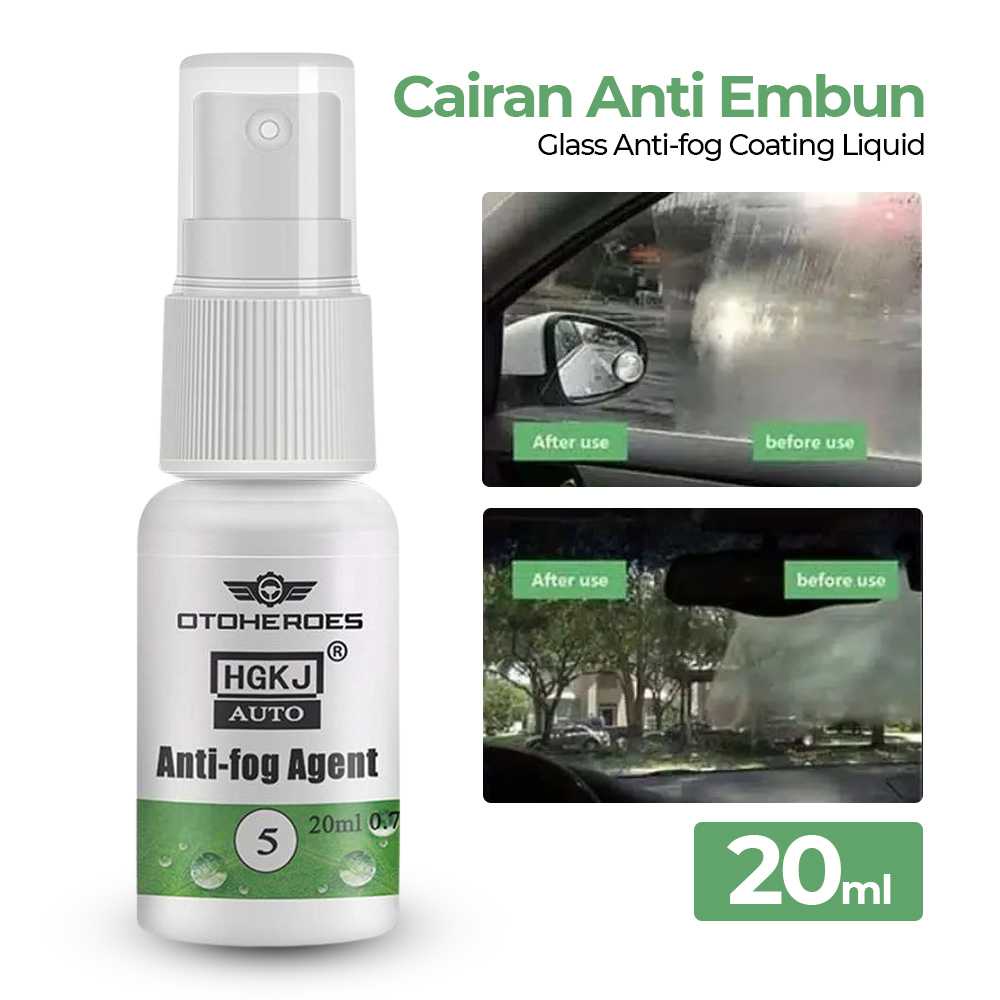 Cairan Anti Embun Kaca Mobil Anti Kabut Glass Anti-fog Coating 20ml