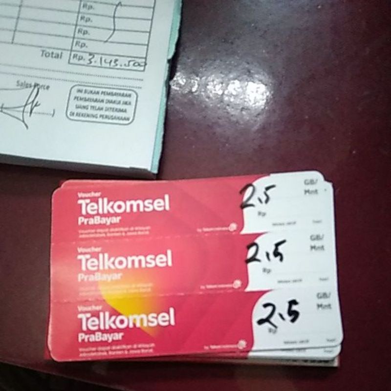 voucher telkomsel 2,5gb