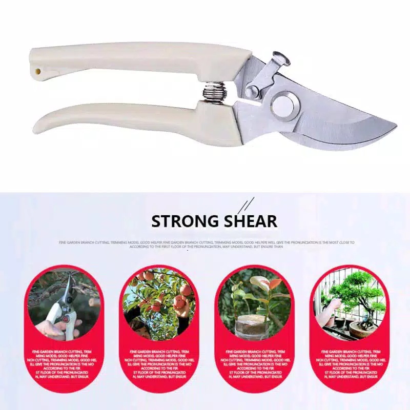 Set Sekop Garpu Cangkul Mini 3in1 Alat Taman Berkebun Gunting Dahan Garden Tools Kecil Besar
