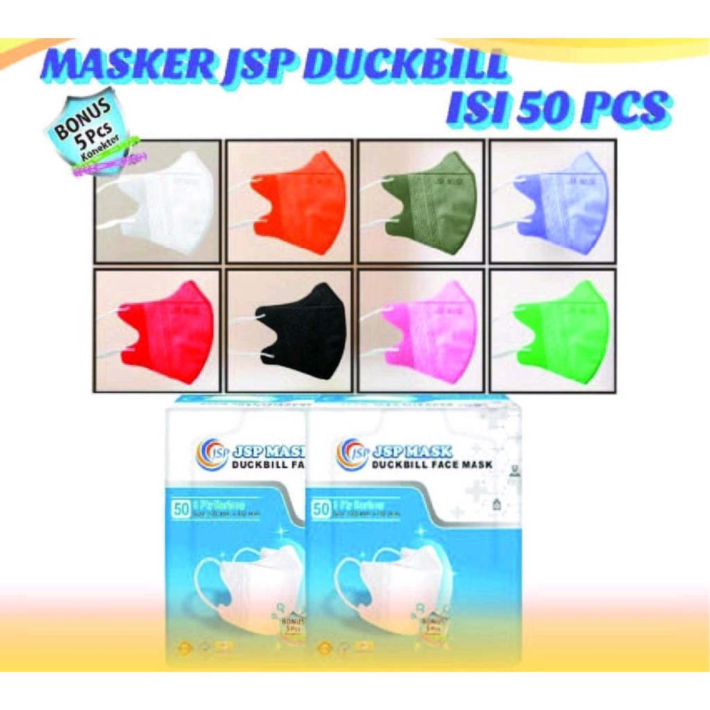 MASKER DUCKBIL JSP/ MASKER JSP/ MASKER DUCKBIL WARNA/ MASKER DEWASA