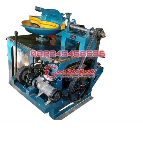 mixer gilingan adonan bakso diameter 60 cm lengkap penggerak honda 9 pk