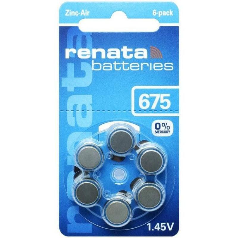 RENATA ZA 675 HEARING AID BATTERY