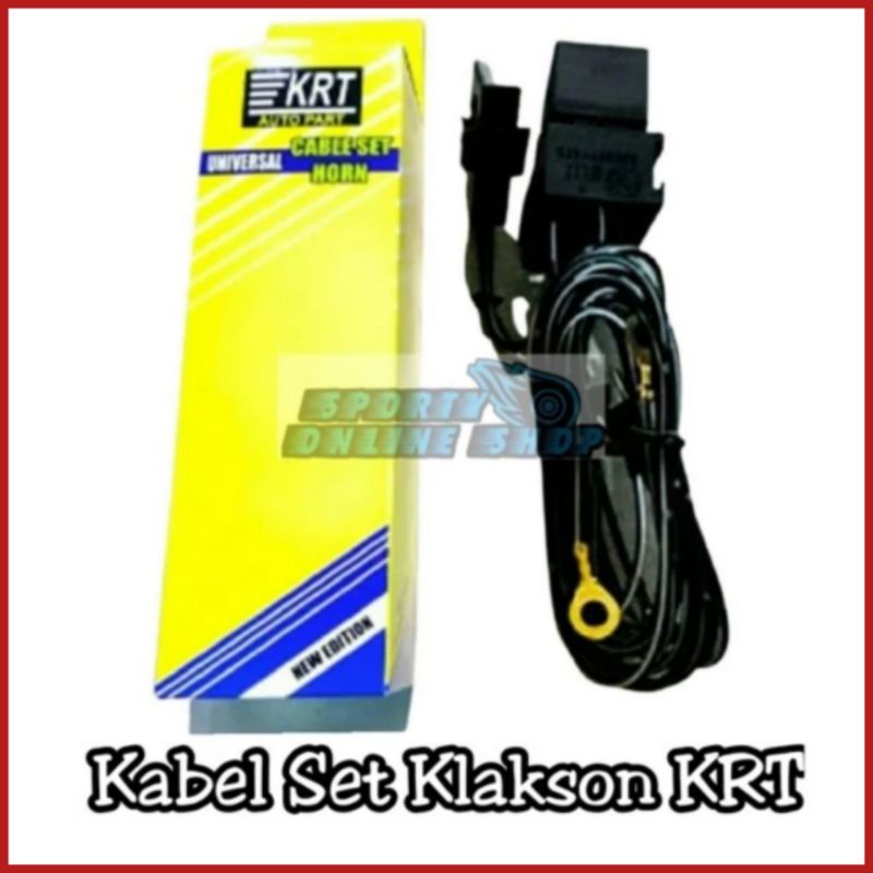 Kabel Set Klakson KRT Komplit Relay 12Volt