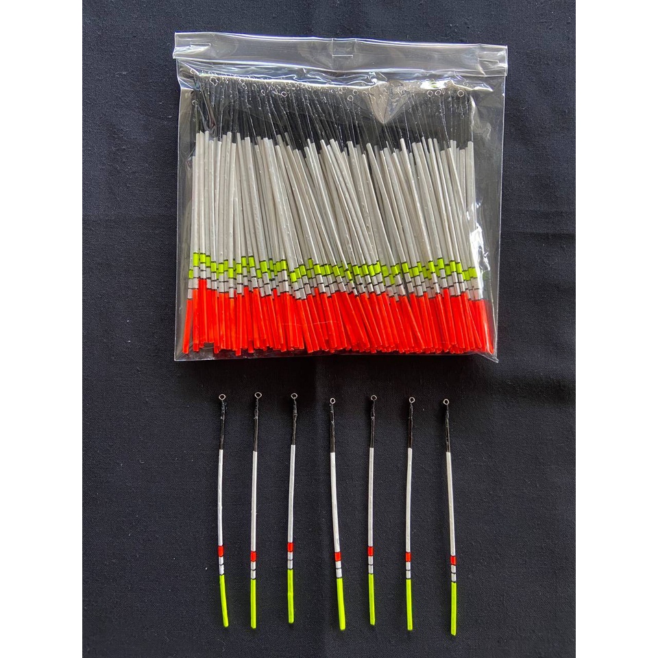 Pelampung Bulu Merak Eksklusif 10 cm / Pelampung Bulu Merak Lidi 10 cm