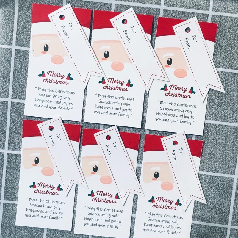 

[OM] 12pcs double tag Christmas natal