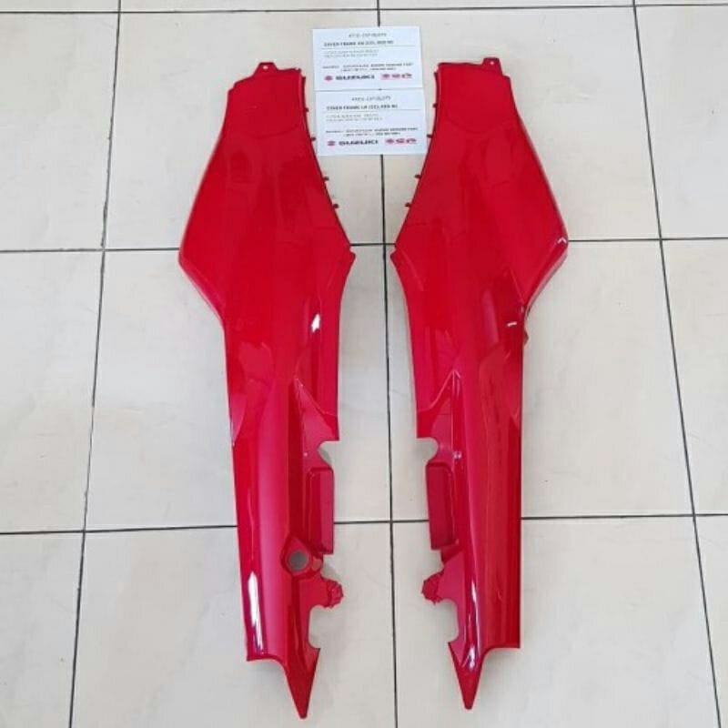COVER BODY BELAKANG BODI BELAKANG SUZUKI SHOGUN R 110 SOGUN 110 R MERAH
