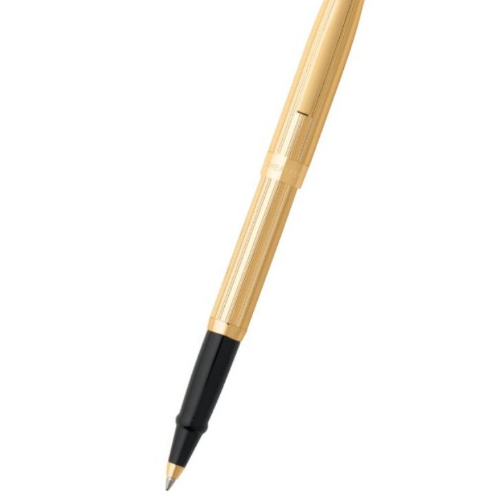 

Gramedia - Pena S 9474 Rb Sagaris Fluted Gold Tone Gt Rollerball Sheaffer