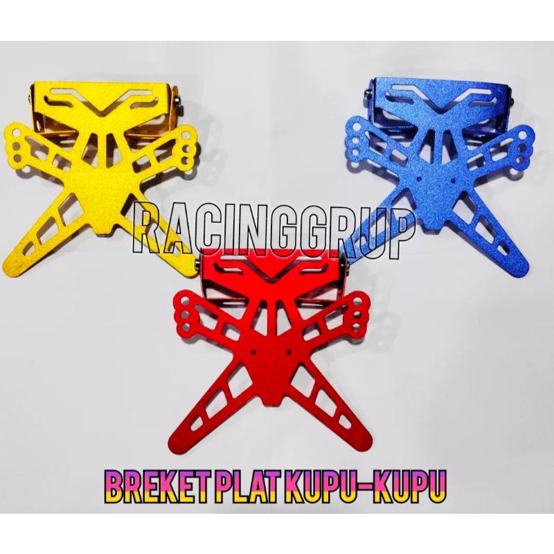 Breket plat nomor model bintang new(828)