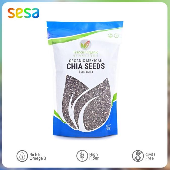 

Francis Organic Black Chia Seed Mexico 500 Gr