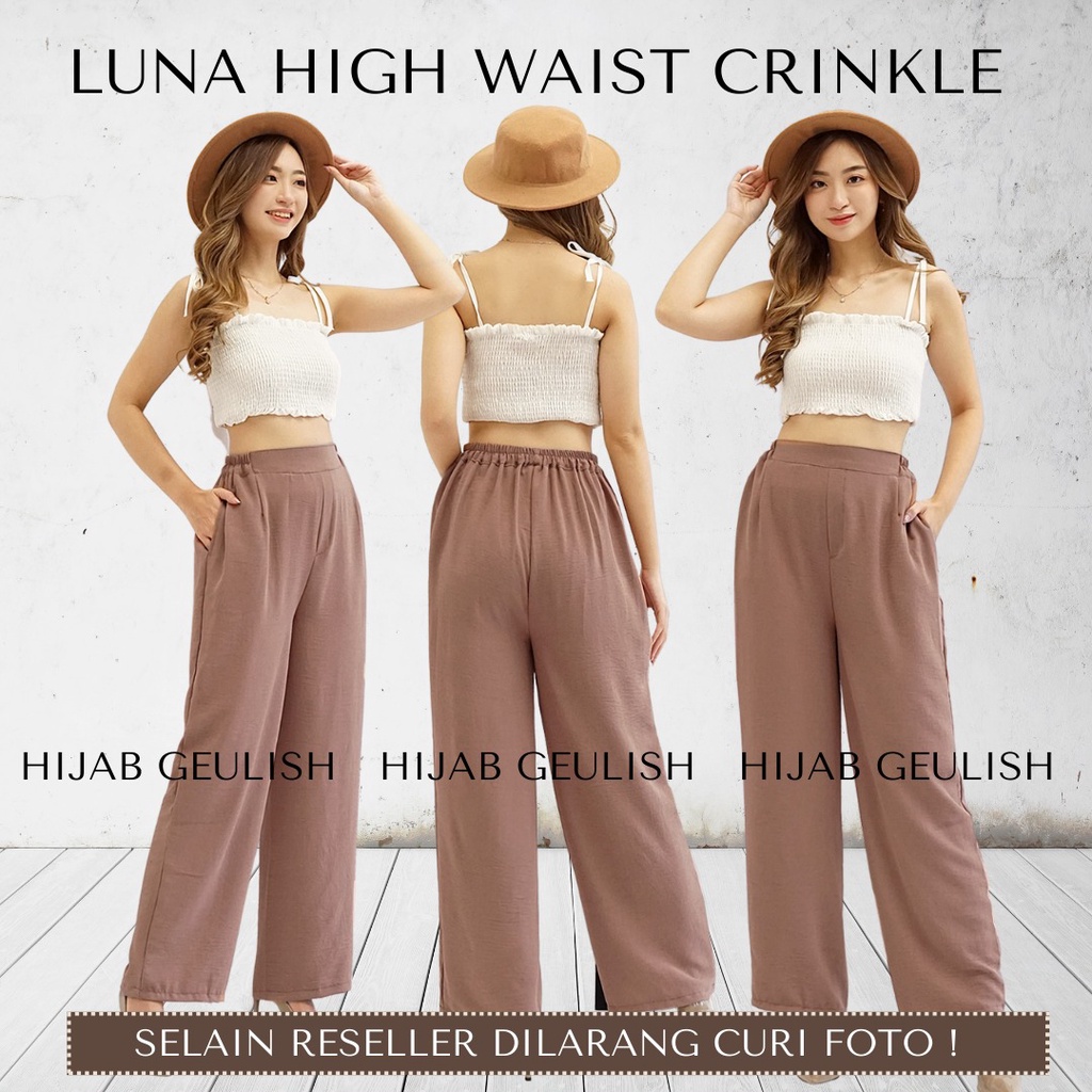 Luna Haigh Waist Rayon Crinkle