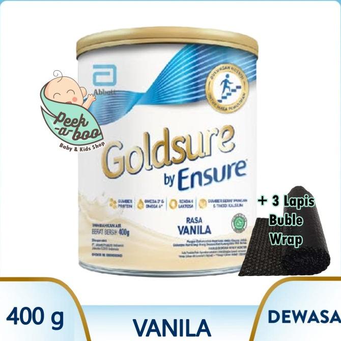 

[ COD ] GOLDSURE BY ENSURE VANILA 900GR 400GR SUSU NUTRISI DEWASA