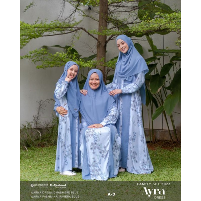 SARIMBIT AYMAN & AYRA YASMEERA DRESS GAMIS BY YASMEERA