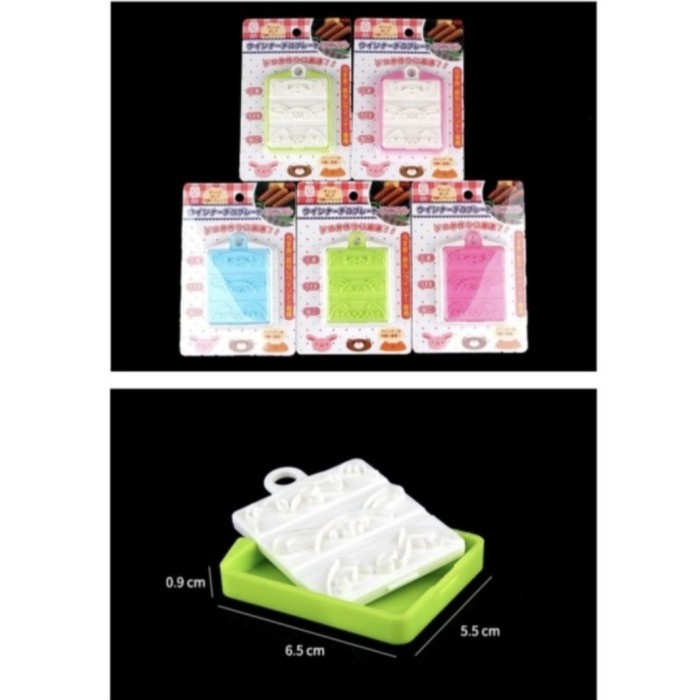 Set 3 Pcs Alat Penghias Cetakan Muka Sosis Sausage Cutter Bento Lucu