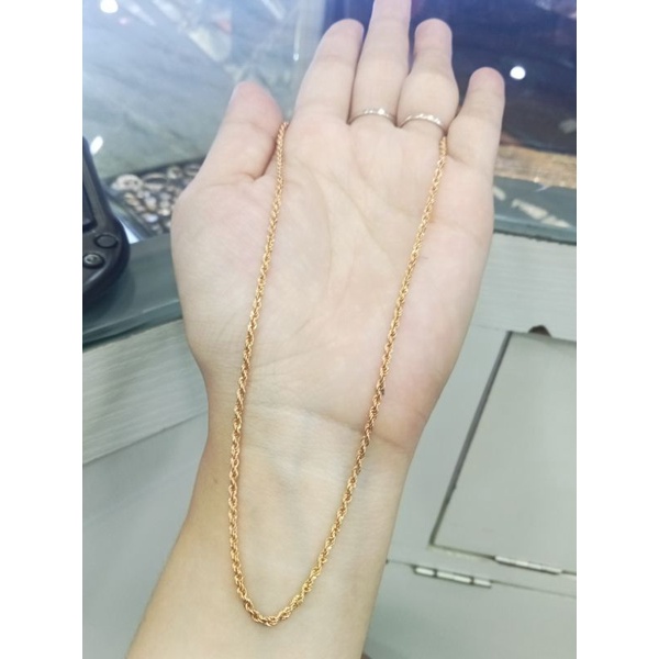 kalung tambang mas, kalung dewasa
