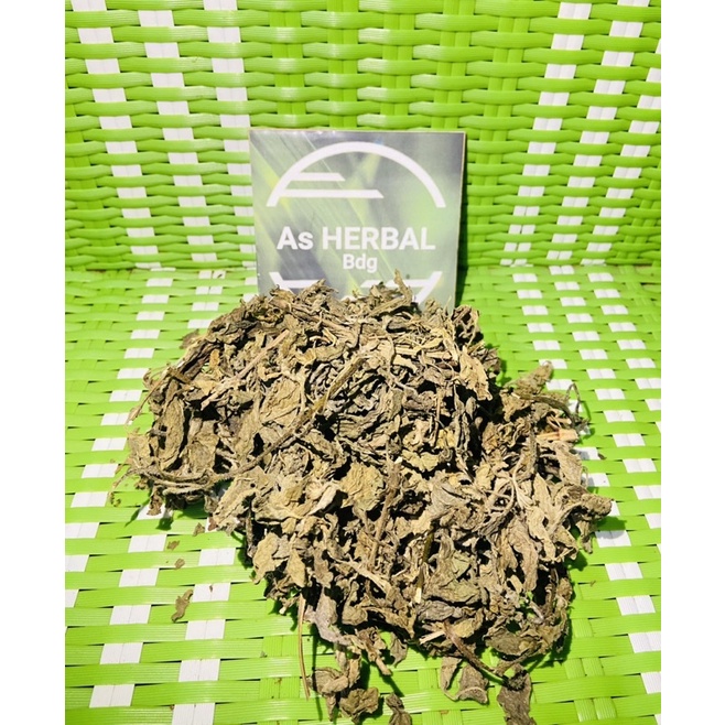 

Daun bandotan kering / daun babadotan kering natural