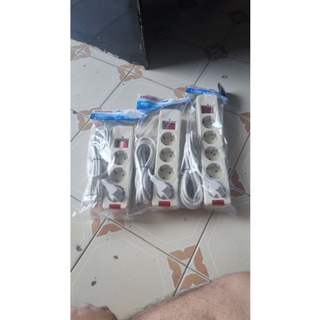 colokan listrik 3/4/5lubang+ kabel5meter/ stop kontak kabel /tembaga asli/sni