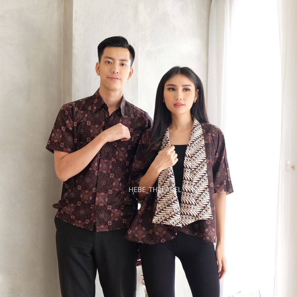 Kartika Bolero Batik Men Short - BI-BJ-BK-BL-BM (Available Couple Pria Wanita)