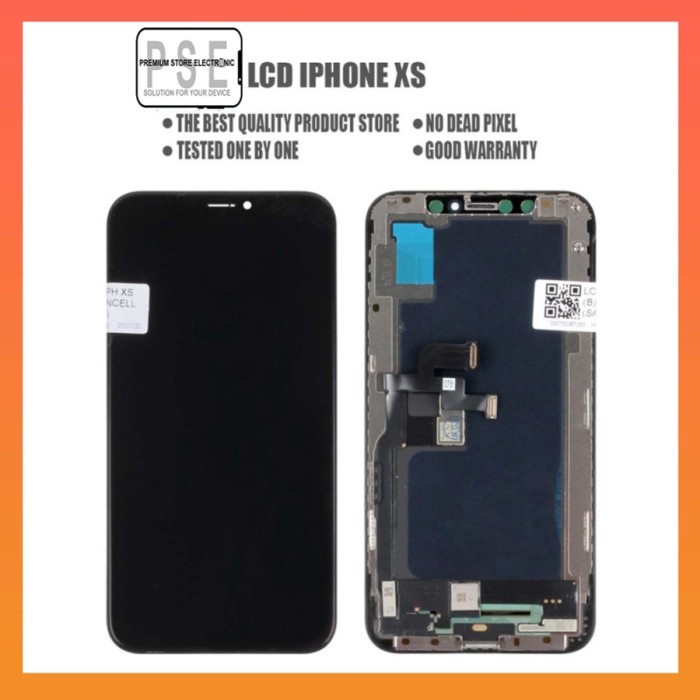 LCD TOUCHSCREEN FULLSET IP XS OLED ORIGINAL SUPER GARANSI 1 BULAN