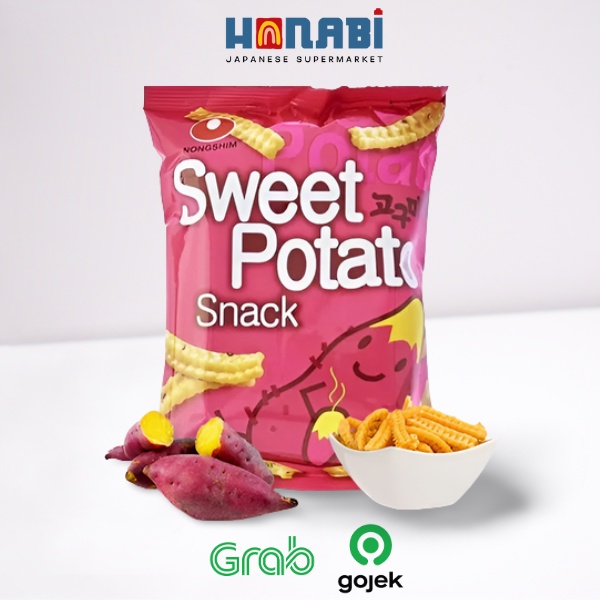 

Nongshim Sweet Potato 55g - Snack Rasa Ubi Manis Made In Korea