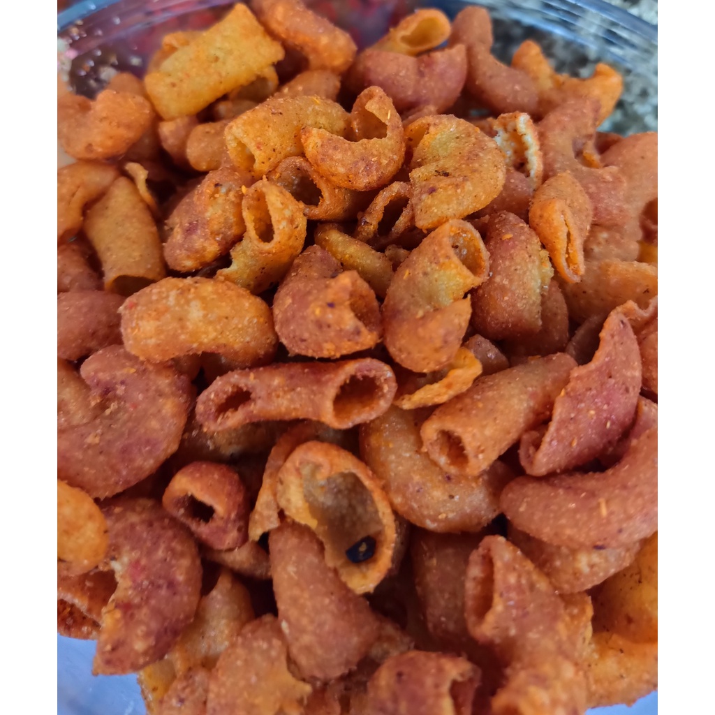

makroni sepat pedas | makroni pedas | krupuk makroni