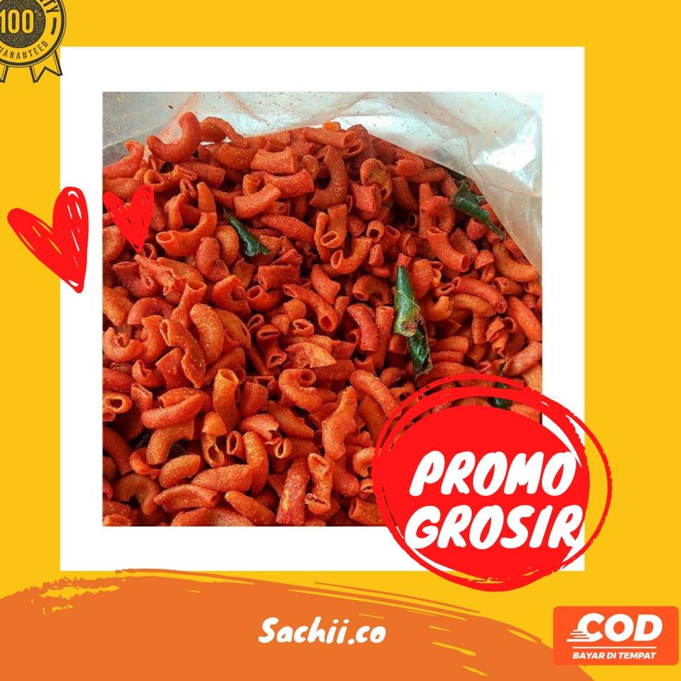 

ヒ Makaroni Pedes Pipa Camilan Pedas 100gr Cemilan Makroni Gurih Bumbu Khas (PROMO SPESIAL GROSIR) ヰ
