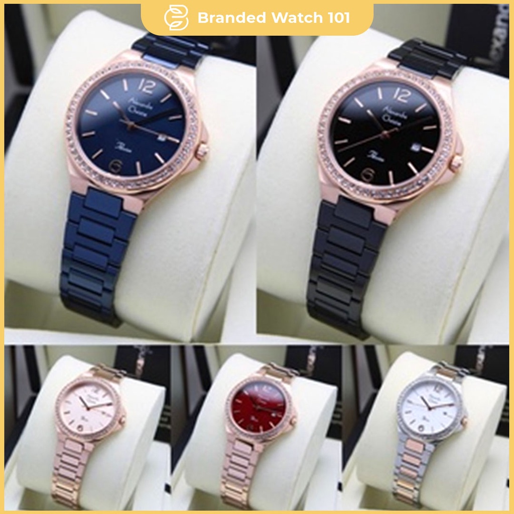 ORIGINAL Jam Tangan Wanita Alexandre Christie AC 2981 / AC2981 / 2981 Garansi Resmi 1 Tahun, Stainless