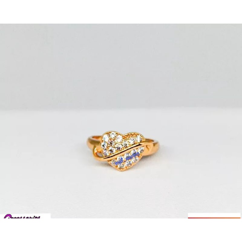 cincin xuping cincin wanita love perhiasan xuping best seller terlaris