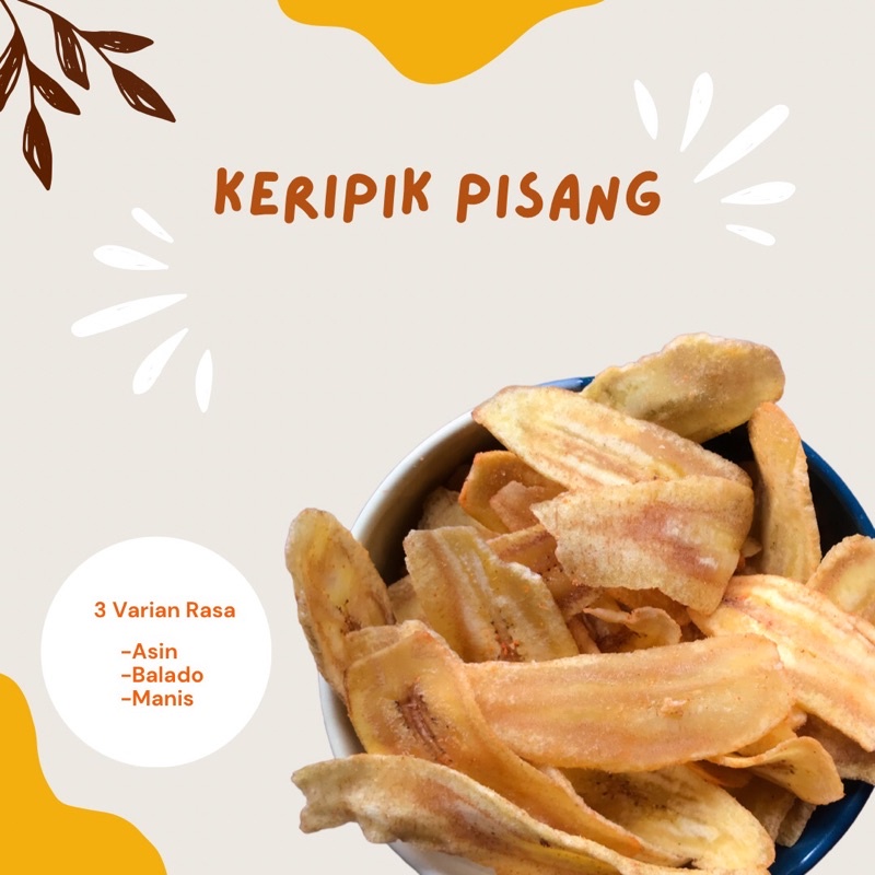 

Keripik Pisang Asin/Ori