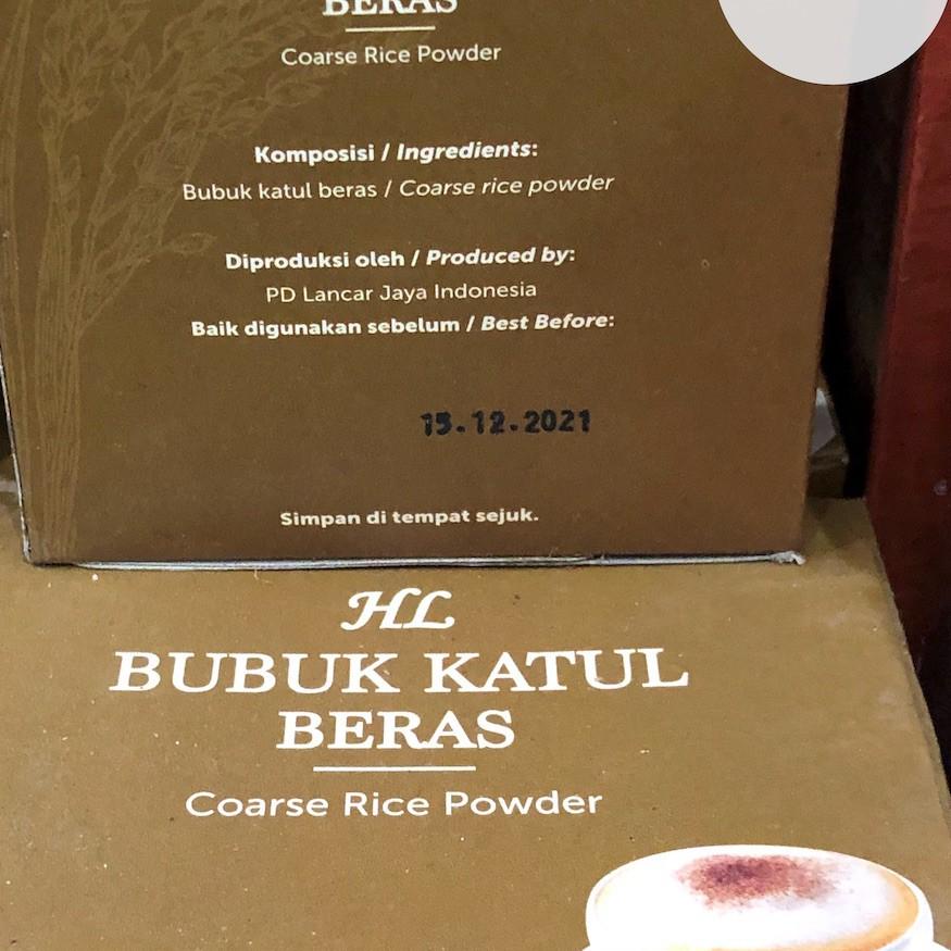 

10.10 HL bubuk katul beras original 10 sachets - coarse rice powder murah