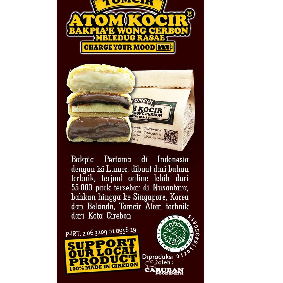

Clearance sale--Tomcir Atom Kocir Cokelat Bakpia Cirebon 1 pack isi 5