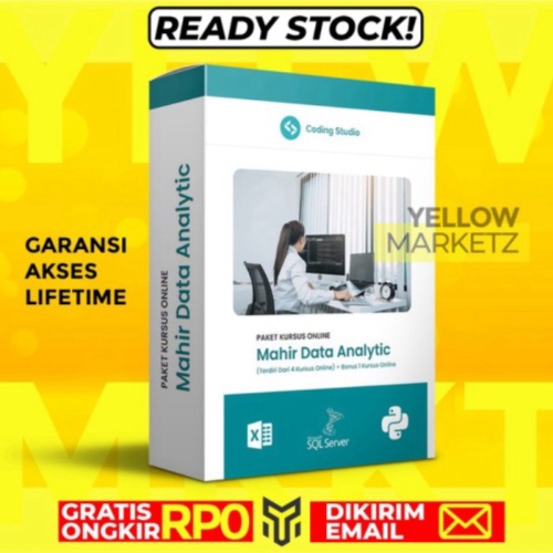 MAHIR DATA ANALYTICS CodingStudio Bundle Course - Jago Analisa Data di