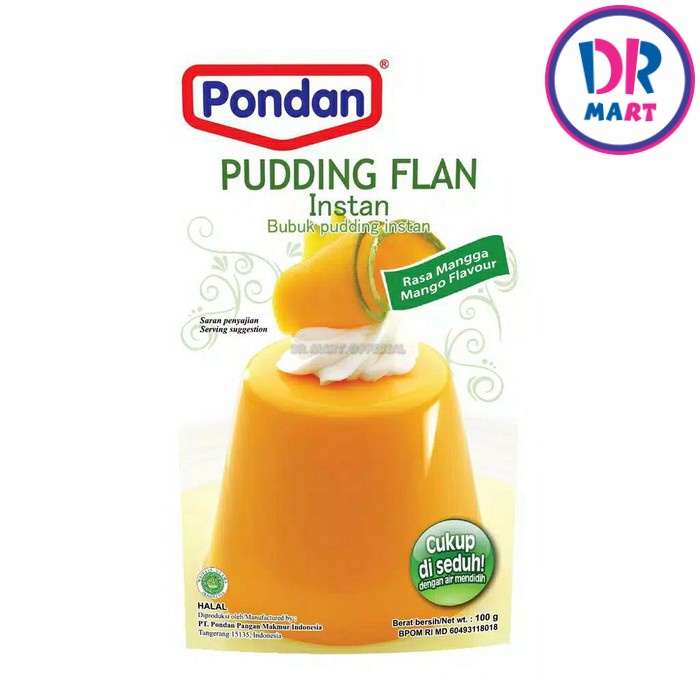 

Pondan Pudding Flan Mangga 100gr