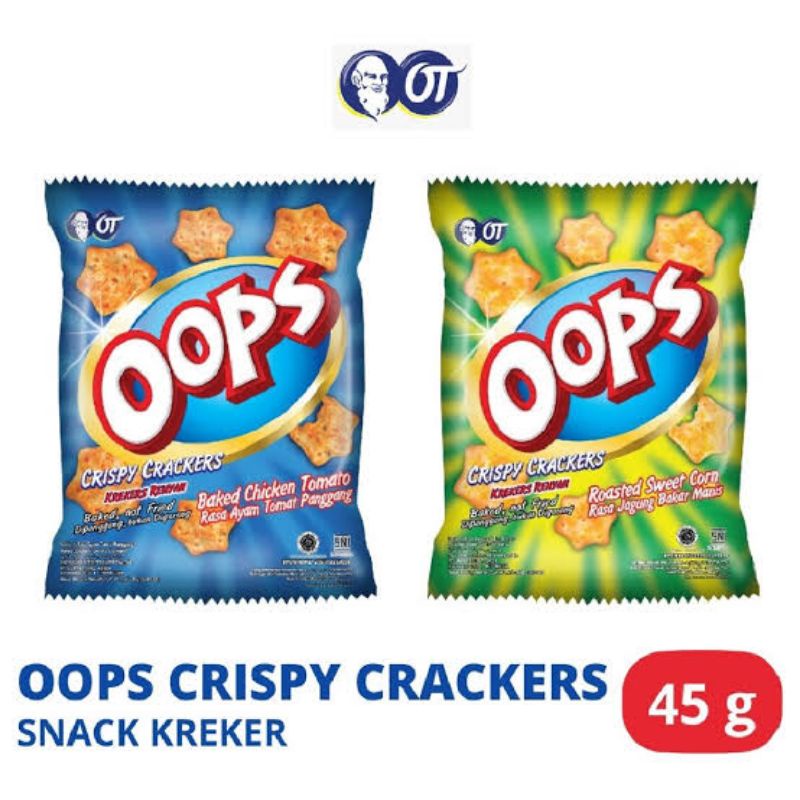 

OOPS CRISPY CRACKERS 45GR
