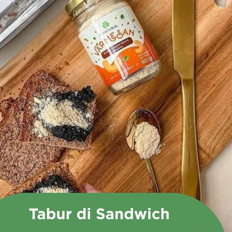 

10.10 Brands Festival Varmesan - Keju Parmesan VEGAN Dairy Free - 60 gr gas !!