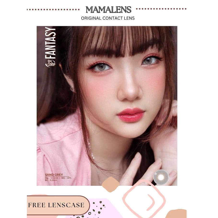 SOFTLENS FANTASY by IRISLAB DIA 14.4MM NORMAL &amp; MINUS -0.50 SD -2.50 | FREE LENSCASE - MAMALENS