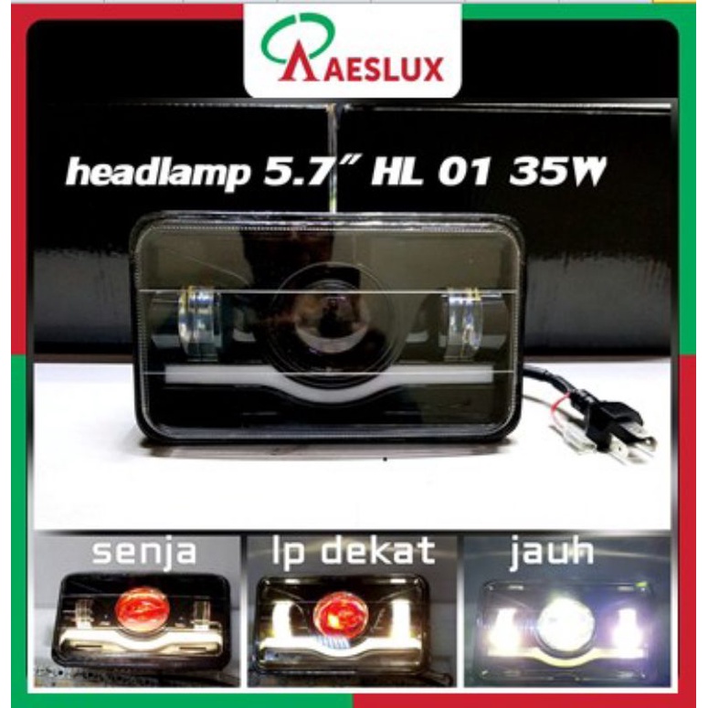 Headlamp Jeep Kotak 7inc 45W HL01
