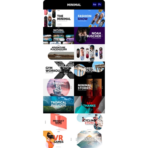 Premium Builder Posters Pack V8 - Premiere Pro &amp; After Effect Extension