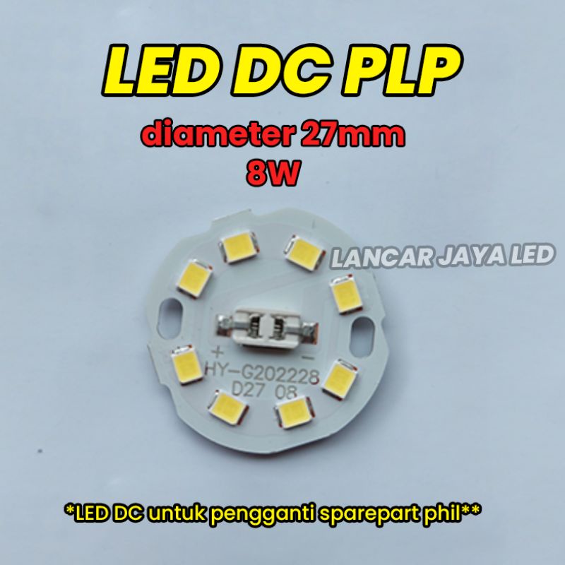 LED DC (PLP) Diameter 27mm 8W - Repair Kit lampu Bermerk