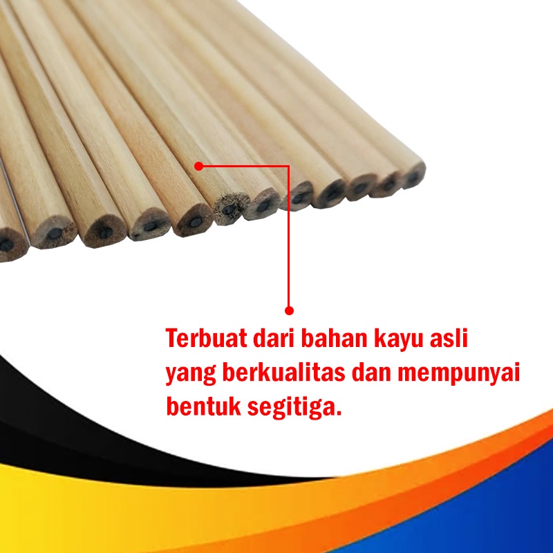 

qwe Pensil Hotel Murah Kayu Segita Serut Isi 100 Pcs