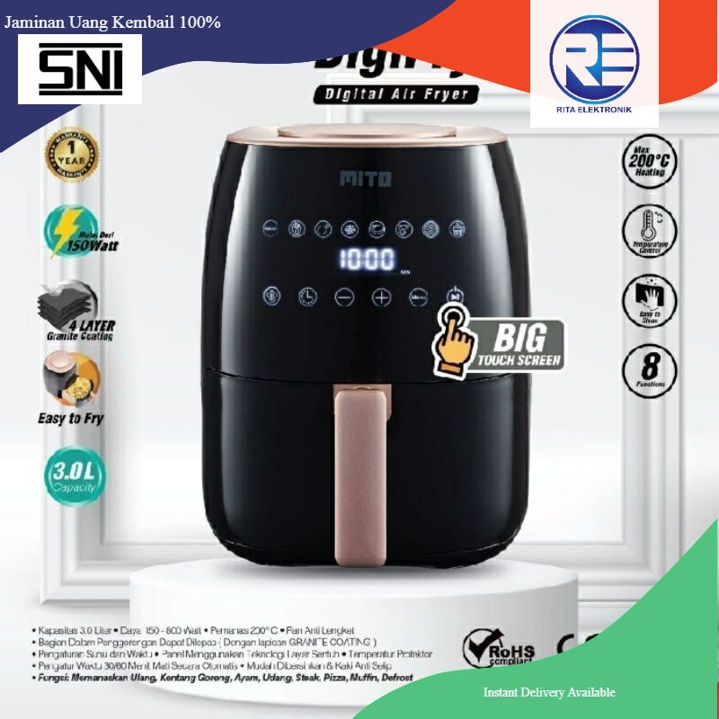 AIR FRYER MITO AF-2 DIGIFRY