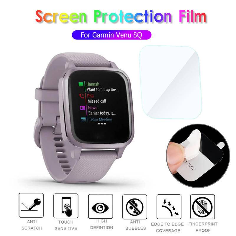 Film Pelindung Layar Hydrogel 9H HD Anti Gores Untuk Garmin Venu SQ SQ2 Music 2 2S Smart Watch Garmin Venu2 Venu2S