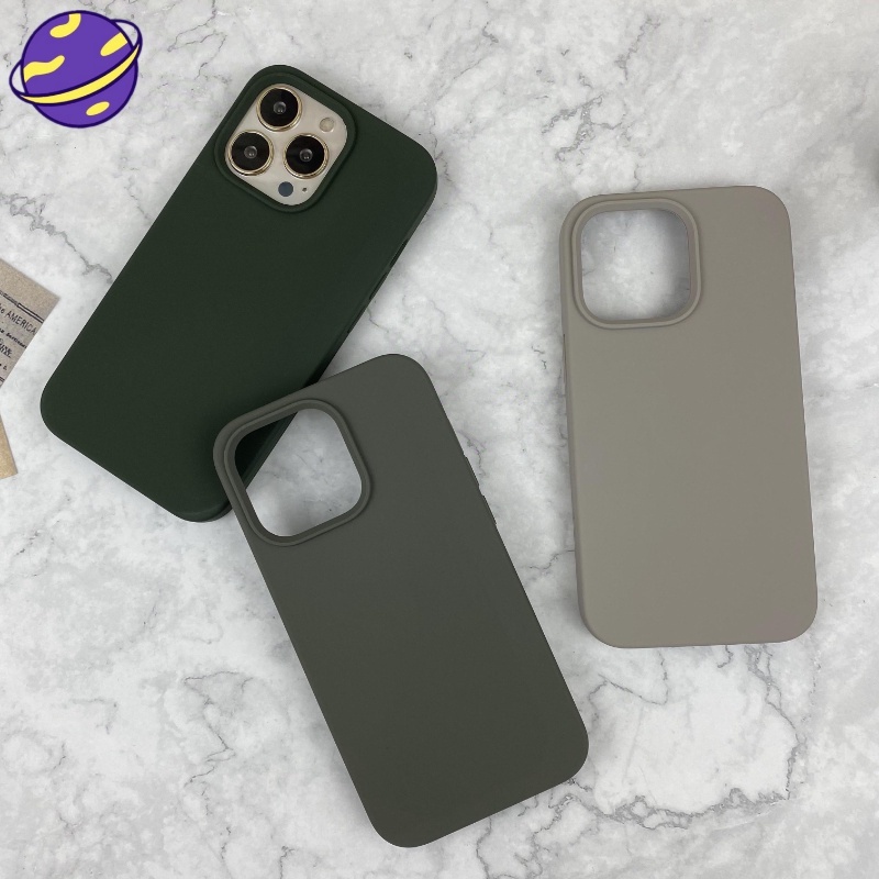 Soft Case Bahan Silikon Tahan Banting Untuk iPhone 14 13 12 Pro