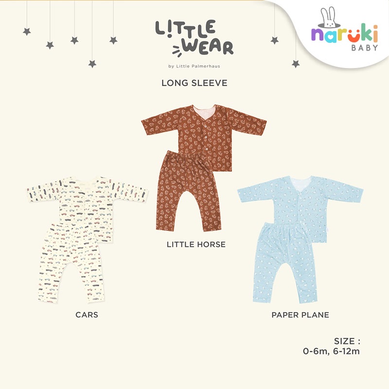 Little Palmerhaus Little Wear Long Sleeve Piyama Bayi Setelan Bayi