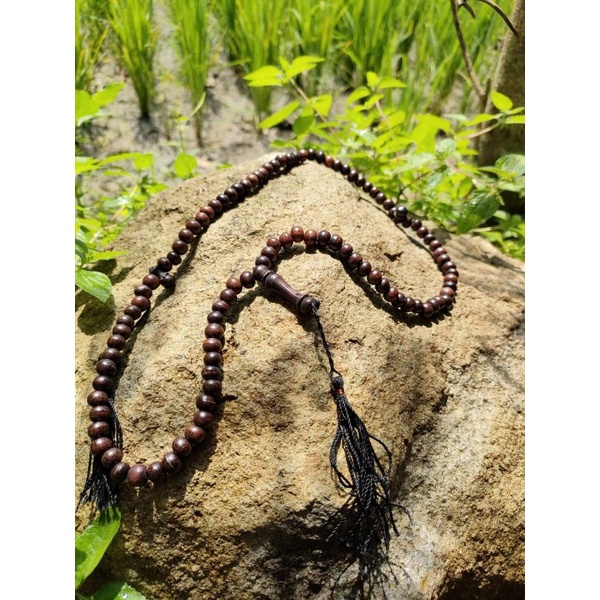 Tasbih Bertuah Kayu Galih Asem Super Asli Grade A 8mm