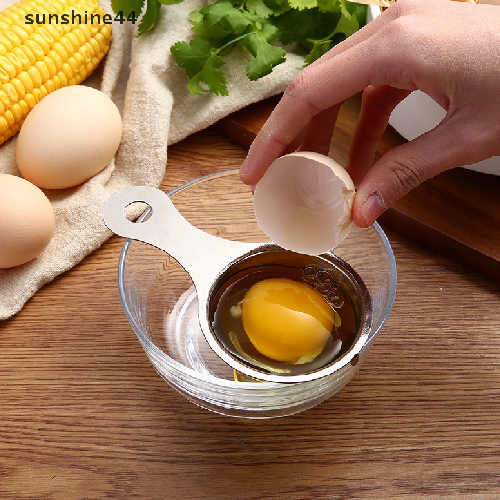 Sunshine Corong Pemisah Putih / Kuning Telur Bahan Stainless Steel Untuk Dapur