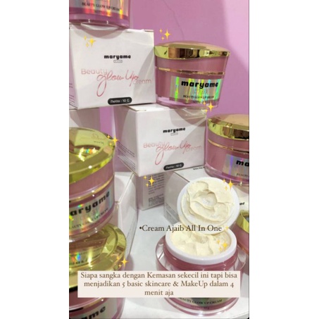 [ORIGINAL] MARYAME-PAKET RESELLER 10PCS MARYAME GLOW UP CREAM BPOM