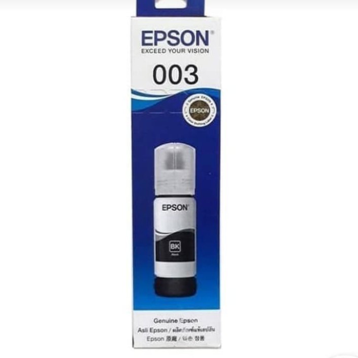 TINTA BOTOL EPSON 003 ORI BLACK / 003 CYAN / 003 MAGENTA / 003 YELLOW / PRINTER TINTA EPSON 003 ORIGINAL L1110/L3100/L3101/L3110/L3150/L5190